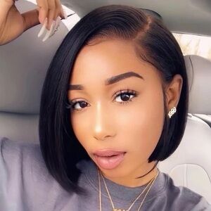 Beautiful human hair wig